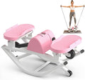 Rock Stepper for Exercise at Home, Lateral Rocking Stepper with Digital Counter & Resistance Bands, 330 LBS Weight Capacity & Low Impact, Ski Machine Full Body Workout Equipment
