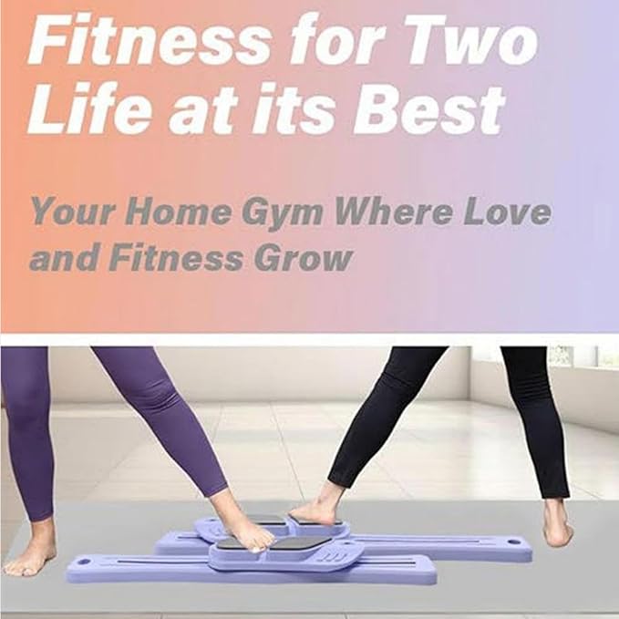 Colaxi Pilates Reformer Board Abdominal Board Exercise for Home Multi Purpose Workout Equipment for Women Training Portable
