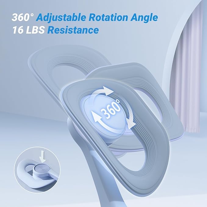 Thigh Master, Kegel Exerciser, Pelvic Floor Muscle Exercise Devices, Workout Equipment for Women, Inner and Outer Thigh Trainer Machine, Home Thighmaster, Electric Fitness Device for Leg, Hip, Glute