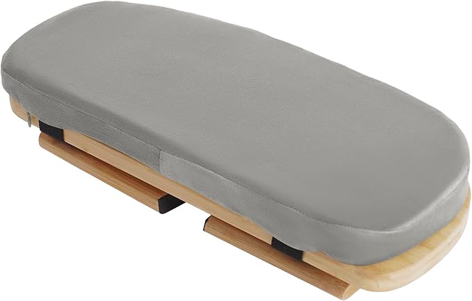 Meditation Bench, Bamboo Meditation Seat, Meditation Chair with Cushion, Folding Prayer Bench, Non-Slip & Lightweight