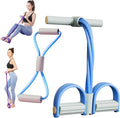 Fashion Puller Exercise,8 Tube Pedal Resistance Device, Detachable and Adjustable Pedal Resistance Device, Full-Body Workout for Home Gym, Tones Arms Abs Waist, Unisex