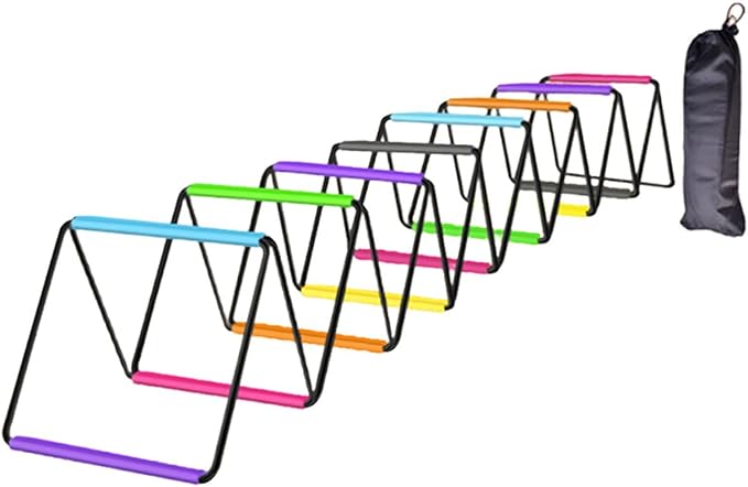 Agility Ladder Jumping Hurdles for Men Women and Kids Flexible Football Footwork Ladders Speed Ladder for Outdoor Sports
