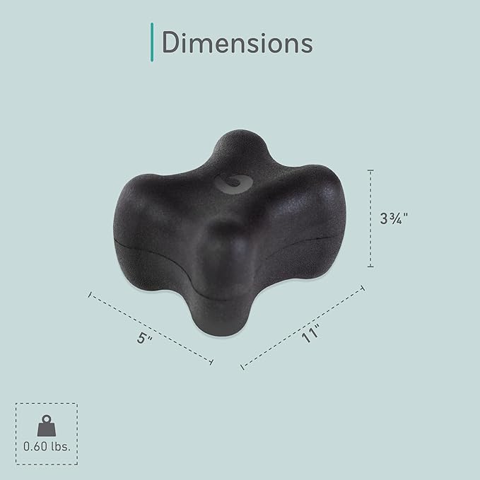 Balanced Body The Aligner, Pilates and Yoga Block, Pilates Block for Alignment, Pilates Workout Equipment for Home Gym or Studio Use, Black