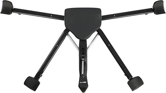 HolaHatha Leg Stretcher Split Machine for Full Split Flexibility Training, Adjustable Stainless Steel Dance Exercise Equipment for Home Gym, Black