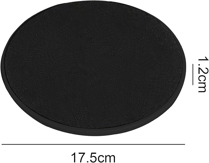 17.5cm/6.89In Round Core Sliders for Working Out,Set of 4 Exercise Core Pilates Sliders,Floor Foot Slider for Exercise 2 Color