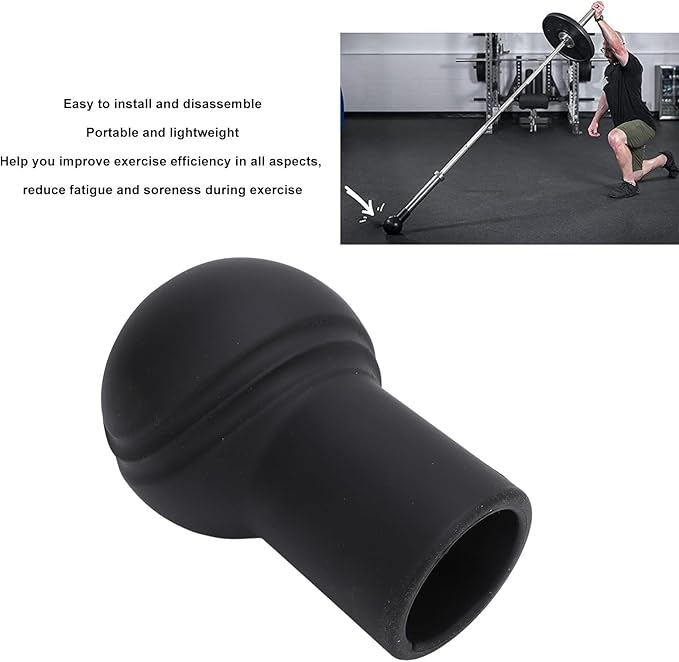 Landmine Attachment Silicone, Portable High Density Anti Slip Fitness Equipment - Heavy Duty Stability, Easy Installation, Versatile Strength Training Tool