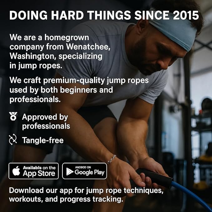 Elite Jumps Muay Thai 2.0 Weighted Jump Rope - Designed for High-Intensity Training, Muay Thai, & MMA Workouts - Heavy 1.3lb PVC Jump Ropes for Fitness
