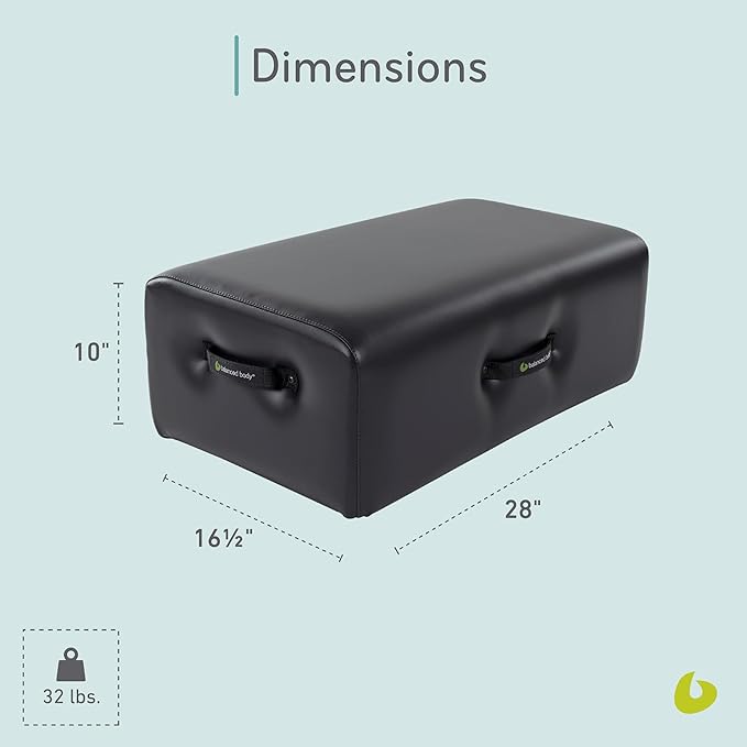 Balanced Body Centerline Sitting Box, Pilates Reformer Box for Balanced Body Centerline Reformer, Pilates Workout Equipment for Home Workouts and Professional Studio Use