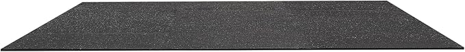 VEVOR 0.4Inch 48sq.ft 12 Tiles Gym Flooring for Home Gym, Rubber Top with High Density EVA Foam, 24 x 24In Gym Floor Exercise Equipment Mats, Interlocking Gym Mats, Puzzle Workout Mats, Black & White
