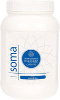 Multi-Purpose Massage Cream, 1 Gallon - with Arnica, Aloe & Jojoba - Silky Smooth - Perfect for Both Light & Deep Tissue Massages - Smooth Glide, Easy Clean - Spa & Therapist Supplies
