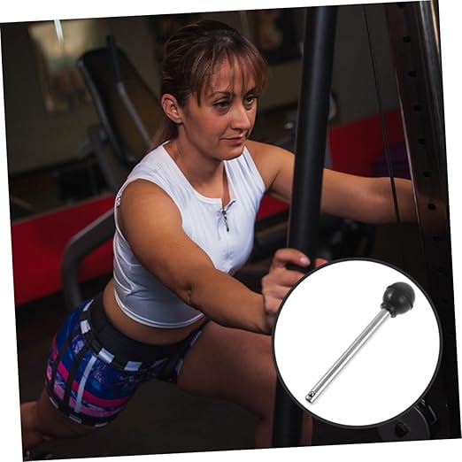 2Pcs Weight Stack Pin for Fitness Equipment Sturdy Steel Ball Head Loading Pins Gym Weight Machine Attachment for Strength Training and
