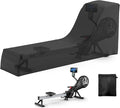 Gasadar Rowing Machine Cover for Concept 2 Fitness Equipment Outdoor Waterproof Sports Rowing Machine Cover with Adjustable Drawstrings and Windproof Buckle 95" L x 24" W x 40" H Black