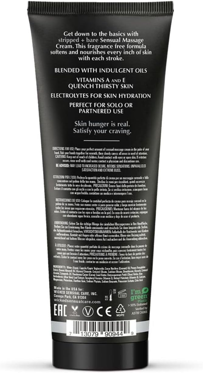Wicked Sage+Sea Salt Massage Cream 4oz