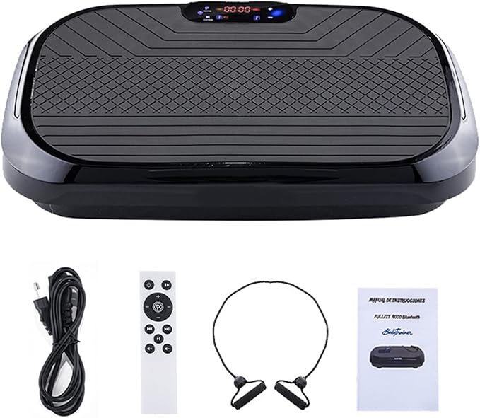 Fitness Vibration Plate Exercise Equipment Whole Body Shape Exercise Machine Vibration Platform Fit Massage Workout Trainer,Max User Weight 330lbs