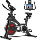 NAYSAYE Exercise Bike, Adjustable Stationary Bikes with Smartphone Mount, Professional Exercise Bike with Digital Pulse Display for Home and Office