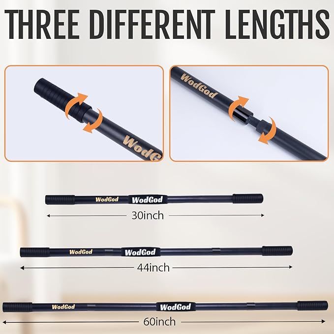Wooden Yoga Stick,5 Ft Mobility Stick,Adjustable Stretching Stick,Portable Splicable Exercise Stick,Exercise Pole For Balance,Flexibility And Mobility,Stretch Stick,Stick Mobility Training Stick
