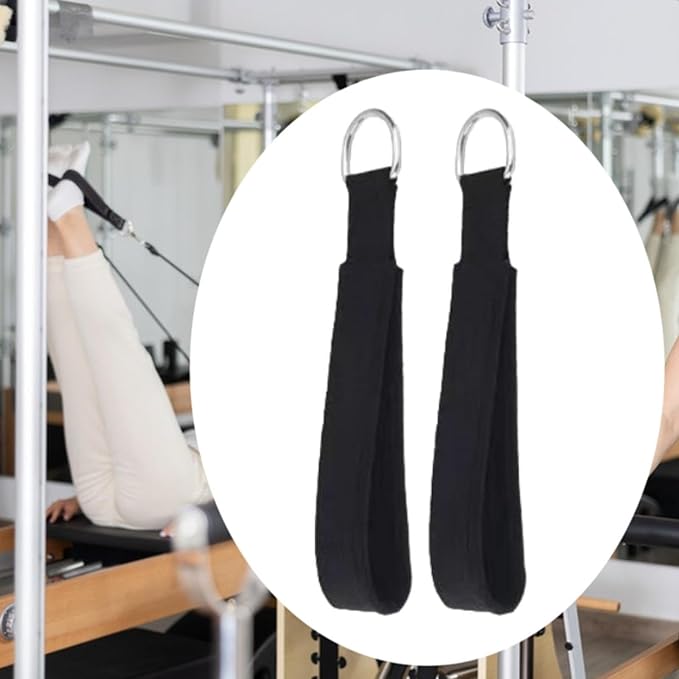 2X Pilates Straps D Ring Improve Flexibility Multifunctional Flexible Reformer