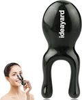 ideayard Jade Gua Sha Facial Tools - Jade Massage Tools for Face Nose Eye - Manual Therapy Massage Tools - Handheld Meridians Acupressure Tool - Birthday Gifts for Women Men