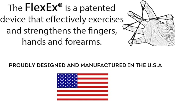 FlexEx® HEALTH Patented Hand Exerciser, Made in USA