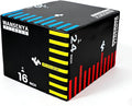 3-in-1 Dense Foam Plyometric Jump Box,30"x24"x20"-24"x20"x16"-20"x18"x16"Non-Slip Box Jumps for Home Gym,Exercise Foam Plyo Box for Fitness Training-Step-Ups,Split Squats,Dips,Box Jump Cube