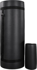 BalanceFrom 71x24 Inches Yoga Mat with Knee Pad and Optional Blocks – Extra 1-Inch Thick Non-Slip Foam with Anti-Tear Surface and Carrying Strap for Home, Studio, or Gym Workouts