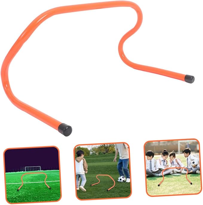 Alipis 3pcs Speed Training Hurdles Set 15cm Plastic Wear-Resistant Sports Agility Hurdles for Soccer Football Track Field Running Drills