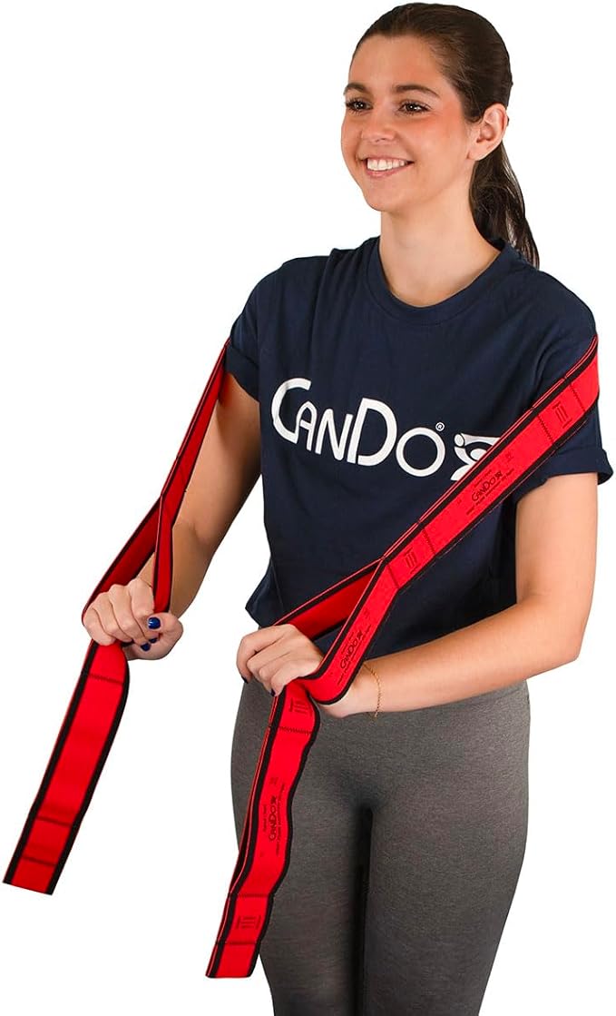 CanDo Multi-Grip Exerciser Plus, 6 Foot Exerciser, 9 Loops,