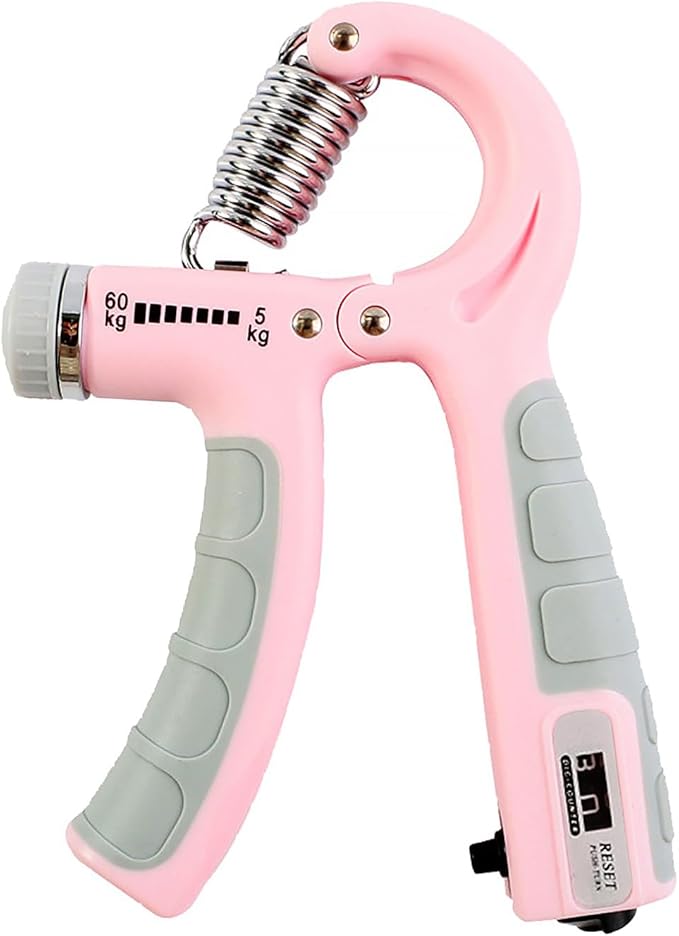 Strengthener Hand Grip Trainer Number Counter Forearm Finger Wrist Gripper Exerciser 5-60kg Adjustable Stretcher Squeezer Workout