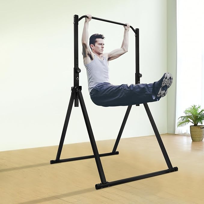 Triangular Pull Up Station,Pull Up Bar for Home Gym Strength Training Equipment with Practical Pins & Anti-slip Knobs,Adjustable Height Home Pull Up Bar for Living Rooms,Bedrooms,Gyms,Sports Centers,Schools,Company Rest Areas