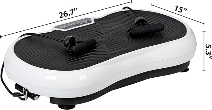 LEMY Vibration Plate Exercise Machine, Full Body Shaker with Bluetooth and Remote Control, Vibrating Plate Machine for Fitness, Training