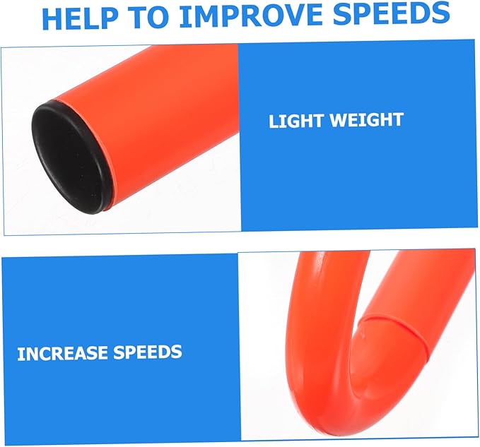 YARNOW Soccer Hurdles for Boys and Girls Football Hurdle Speed Training Poles for Training