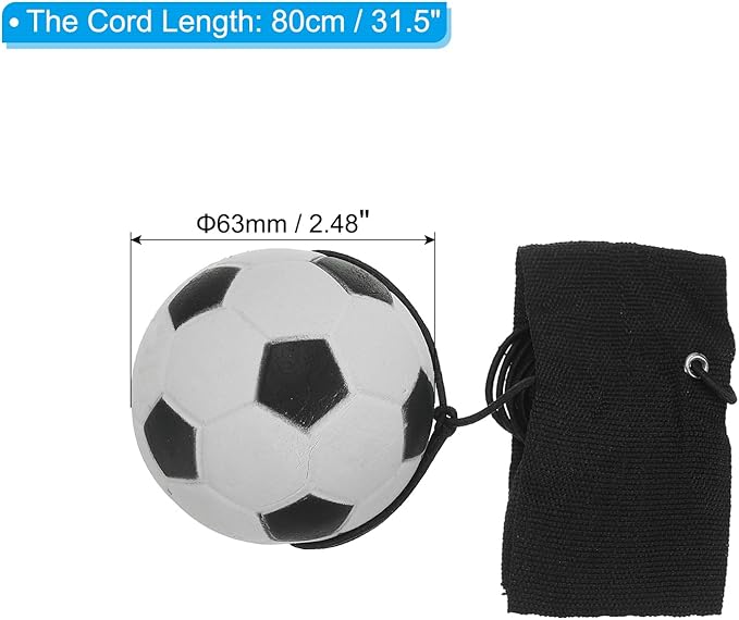 PATIKIL Sports Wrist Ball, Rubber Rebound Wristband Wrist Return Ball Sport on a String for Exercise Play