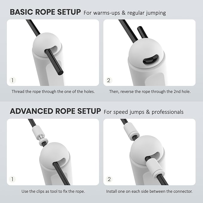 multifun Digital Jump Rope with Smart Counter & Timer - Adjustable Speed Skipping Rope for Fitness, Weight Loss, Boxing, MMA - Tangle-Free Ball Bearings & Anti-Slip Handles for Men, Women, Kids