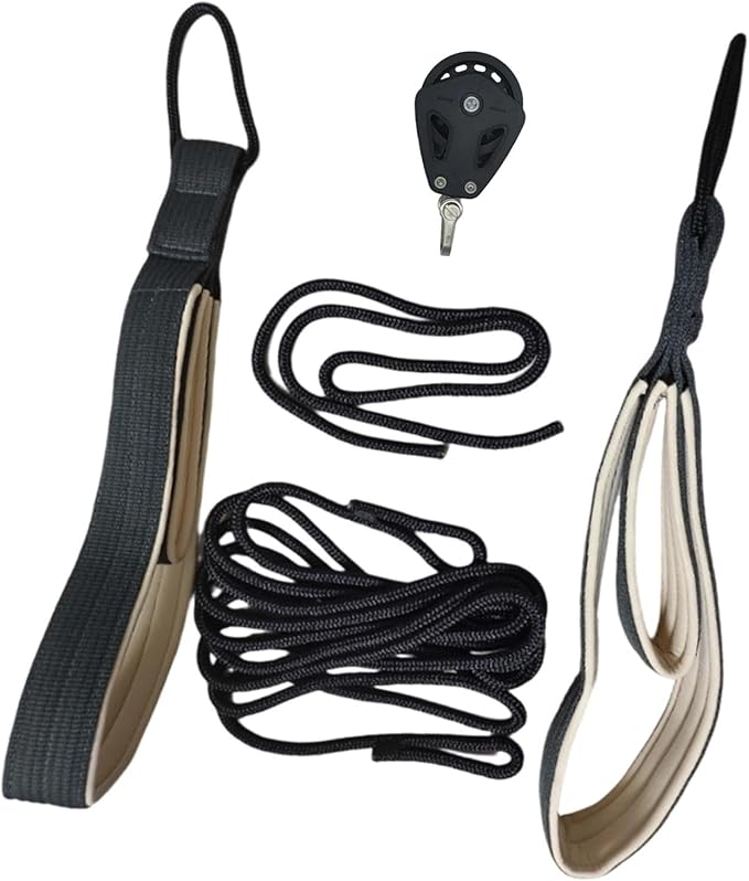 Colaxi Pilates Reformer Pull Ropes Exercise Straps Replacement Double Loop Straps for Muscle Building Working Out Gym Fitness Tricep