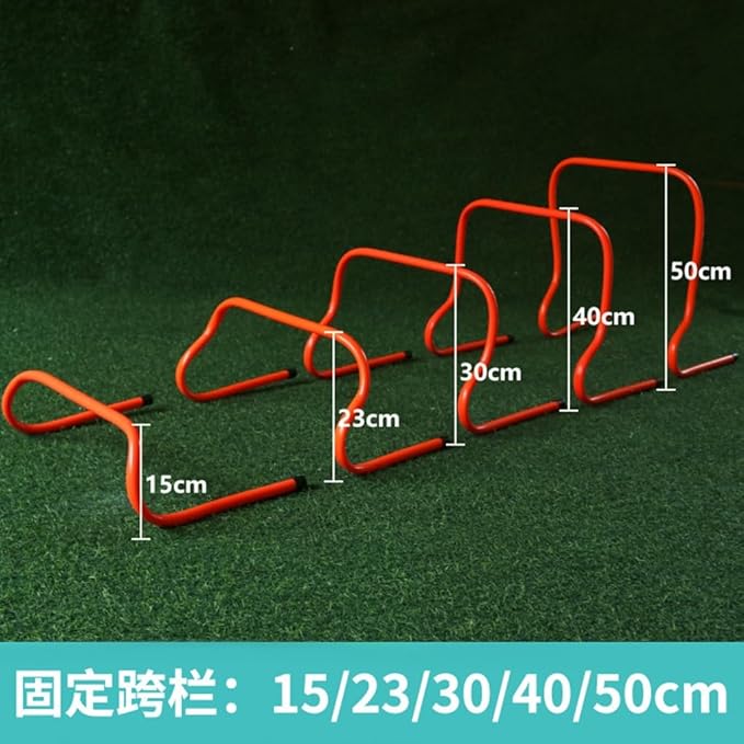 5 Pack Agility Speed Training Hurdles Detachable Agility Training Hurdles Sports Practice Equipment for Athletes, Soccer