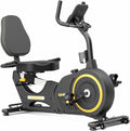 VANSWE Recumbent Exercise Bike, Recumbent Stationary Bikes for Home 400 LBS Weight Capacity, Exercise Bike for Home Seniors with Smart App and Bluetooth Connectivity, LED Display, Pulse Handle