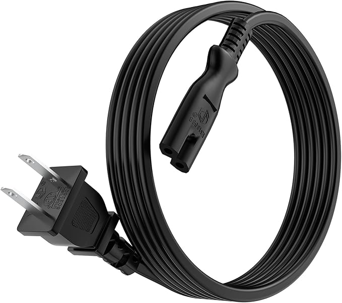 Power Cord 8.2ft for Under Desk Elliptical Leg Exerciser While Sitting for Seniors