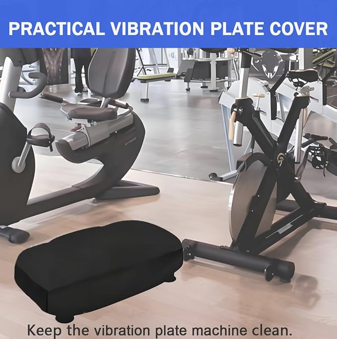 Vibration Plate Cover,Stretchy Dust Guard Sleeve for Vibration Plate,Body Shaping Machines Dust Cover,Fully Dust-Proof Protector for Weight Loss Motor