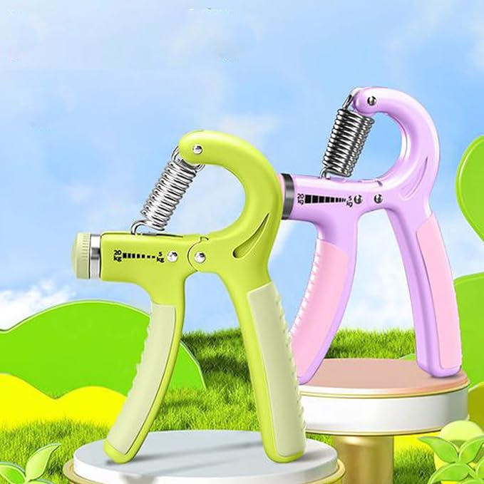 Strengthener Hand Grip for Kid Boys Girls Teenager Strength Trainer Number Counter Forearm Finger Wrist Gripper Exerciser 5-30kg Adjustable Stretcher Squeezer Workout