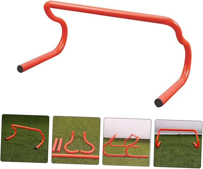 3pcs Detachable PVC Athletic Hurdles for Speed Agility Training Portable Soccer Basketball Football Hurdle Drills Quick Setup Plyometric Equipment