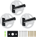 Wall-Mounted Strength Training Plate Storage Rack – Heavy Duty 2” Weight Plate Holder with Foam Padding, Bumper Plate Storage for Home Gym, Garage, and Power Rack.The outer surface of 1-pack and 2-pack products is bright color.4 Pack,6 Pack and 8 Pack ...