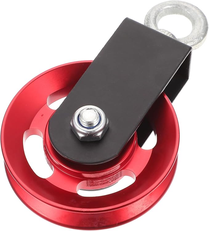 Aluminum Alloy Gym Pulley Wheel Fitness Accessory Silent Lifting Bearing Pulley for Cable Workout and Strength Training Equipment Attachments