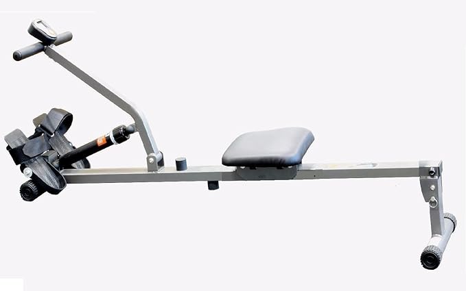 Rowing Machine X-Factor Rower Paddling Ab Crunching 8 Adjustable Resistance Exercise with Monitor.