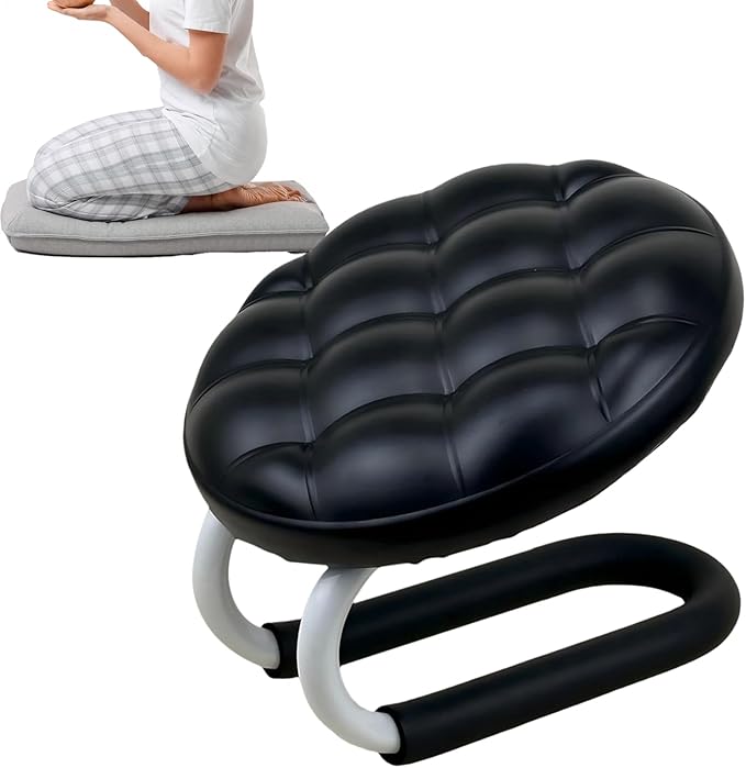 Meditation Chair - Comfortable Cushion Kneeler Ergonomic Meditation Bench Prayer Kneeling Stool for Relaxation Beginners Mindfulness Practice Seniors Yoga Reading Zen Office