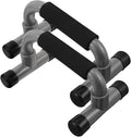 H-shaped Pushup Bars Pair for Home Gym Equipment, Non-slip Parallettes Bars for Chest Muscle Training and Strength Workout, Portable Fitness Pushup Stands for Men and Women