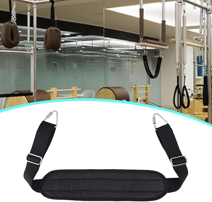 Pilates Foot Strap Exercise Belt Leg Strap for Reformer Adjustable Length for Arms