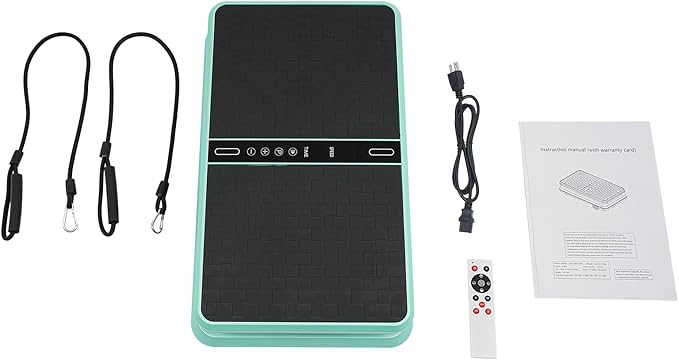 Vibration Plate Exercise Machine, Fitness Platform Exercise Machine, Timed Vibrating Weight Loss Board, 330.69 Lbs Load-Bearing Capacity Stand Shake Board for Homes and Gyms