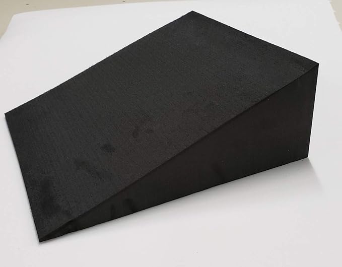 Yoga foam slant wedge to Stretch Feet, Helps with balance, strength and stretching slant boards for calfs 12'' Long x 12'' Wide x 4-1/2'' thick