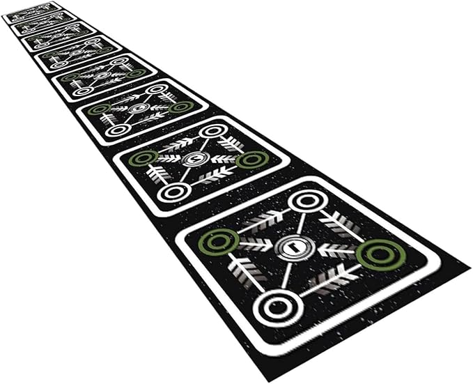 Agility Ladder Mat Pad Anti Slip Foldable Baseball Soccer Basketball Footwork Practice Speed Training Equipment for Exercise