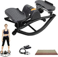 Rocker Step Side to Side, Rock Stepper, Portable Compact Lateral Rocking Fitness Stepper, for Legs, Glutes, Abs, Fitness Equipment for Home, Apartment,and Dormitory